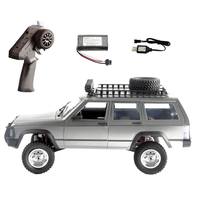 Modèle de voiture tout-terrain réaliste Cherokee 4x4 à transmission intégrale, modèle de voiture RC en métal moulé sous pression, échelle 1/12, camion d'escalade sur rochers MN-78