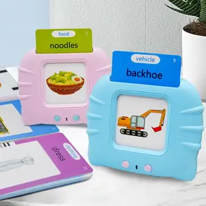 English Language Learning Education Machine Flash Cards Preschool Interactive Device Memory Games Reading Kids Gifts