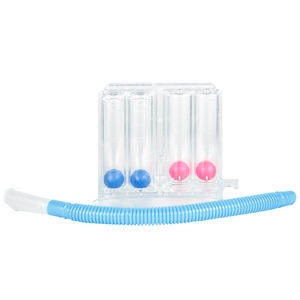 Spiromètre incitatif transparent certifié ISO de qualité médicale à 4 boules - Entraîneur respiratoire pour l'expansion pulmonaire et la thérapie de la DCP - Product Image 4