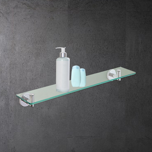 Étagère <span class=keywords><strong>de</strong></span> <span class=keywords><strong>douche</strong></span> murale moderne <span class=keywords><strong>en</strong></span> <span class=keywords><strong>verre</strong></span> et acier inoxydable SWIFTHORSE pour salle <span class=keywords><strong>de</strong></span> bain - Product Image 5
