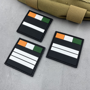 Ngà bờ biển cờ vá đồng phục lớp huy hiệu phụ kiện tùy chỉnh cao su PVC vá - Product Image 5