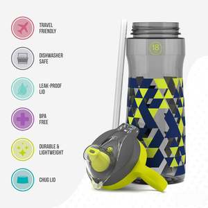 Bouteille de jus en plastique réutilisable, anti-fuite, très vendue, pour le bureau et l'école - Product Image 2