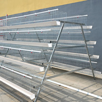 Cages à poules de ferme, cages à poules pondeuses, équipements d'élevage, cages de reproduction pour poules pondeuses en batterie, cages de reproduction