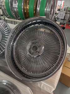 SWIFTOP Nuove Ruote in Acciaio Cromato 40mm ET 100mm PCD per Auto Classiche 13x5.5-22/24/26 Pollici Chevrolet Camaro <span class=keywords><strong>Monte</strong></span> <span class=keywords><strong>Carlo</strong></span> - Product Image 4