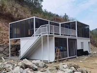 Conteneur préfabriqué mobile de 20 pieds, démontable et en kit, pour logement temporaire, bureau, école, chantier de construction