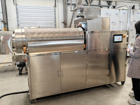 Ligne de production de pop-corn au caramel à air chaud, machine industrielle de fabrication de pop-corn à vendre