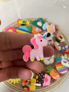 2025 New Wholesale Cute Little Sober PVC Clog Charm Shoe Charms <b>DIY</b> <b>Accessories</b> 30 Sets Opp <b>Bag</b> Packaging - Product Image 2