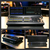 Console d'éclairage de scène professionnelle MA2 Command Wing avec écran tactile pliable 2x15,6 pouces, 6 sorties DMX et UPS intégré