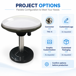 Antenna GNSS RTK L1 L2 per Rilevamenti, Interfaccia TNC-<span class=keywords><strong>K</strong></span> per Ricevitori di Posizionamento, Alloggiamento 146,5 <span class=keywords><strong>x</strong></span> 62,5 mm, Rapporto Assiale 3dB, -40°C~+<span class=keywords><strong>85</strong></span>°C - Product Image 5