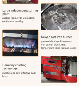 Torréfacteur de café à Air chaud de qualité supérieure, 5Kg, torréfacteur de chauffage au gaz Oem, Machine de torréfacteur de café - Product Image 5