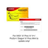 Renovación de Suscripción Launch X431 Pro V8 V+ PRO3S+, Código de Renovación para Autos de Gasolina de 12V, Tarjeta de Actualización de 1 AÑO