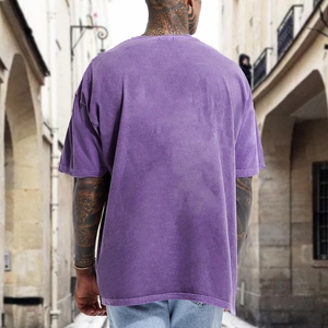 Produttore OEM ODM all'Ingrosso di T-<span class=keywords><strong>Shirt</strong></span> Personalizzate di Alta Qualità con Logo Stampato, 100% Cotone 260g, Magliette Personalizzate da Uomo - Product Image 4
