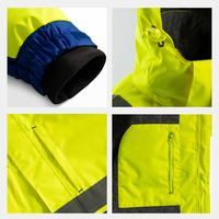 Pantalon de travail JIADE WorkPro Series pour homme, coupe ergonomique, norme européenne, Ripstop, haute visibilité, imperméable, respirant, réfléchissant
