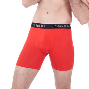 Boxer da <span class=keywords><strong>uomo</strong></span> allungati sportivi resistenti all'usura ad alta elasticità larghi e larghi boxer con LOGO personalizzato stampato a nastro - Product Image 6