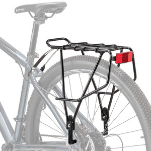 KONGH672/H673 Aluminium Alloy Fiets Achterdrager 27KG Fiets Fietsentasdrager Zwart Brede Smalle Versie voor Mountainbike en Racefietsen - Product Image 1