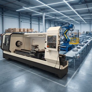 เครื่องกลึง CNC แบบแนวนอน 2 แกน รุ่น <span class=keywords><strong>Boji</strong></span> Torno CK6165E สำหรับงานหนัก พร้อมระบบควบคุม GSK - Product Image 1