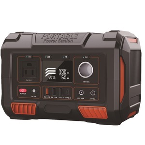 เครื่องจ่ายไฟสำรองแบบพกพา 300W MPPT ลิเธียมไอออน พร้อมอินเวอร์เตอร์คลื่นไซน์บริสุทธิ์ ช่องเสียบที่จุดบุหรี่ สำหรับรถบ้านและแคมป์ปิ้ง - Product Image 5