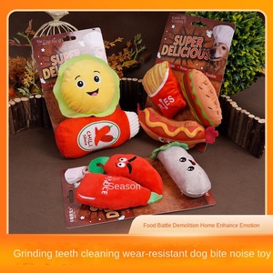 Juguete <span class=keywords><strong>de</strong></span> Peluche Bordado para Perros Medianos/Grandes, Juguete Resistente para Masticar, Interactivo con Sonido, Alivia el Aburrimiento, Limpia los Dientes, <span class=keywords><strong>de</strong></span> Algodón PP - Product Image 3