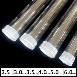 <span class=keywords><strong>Tube</strong></span> d'emballage pour PC à bas prix, <span class=keywords><strong>tube</strong></span> d'emballage transparent extrudé personnalisé, longueur de coupe avec bouchons pour le stockage de billes - Product Image 5