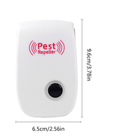 Répulsif antiparasitaire ultrasonique à brancher, contrôle électronique des insectes d'intérieur pour souris, cafards, fourmis, araignées, couverture de 1200 pieds carrés