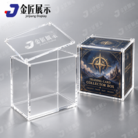 Boîte de présentation ETB en acrylique anti-UV personnalisée pour cartes TCG avec aimant puissant pour collection