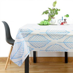 <span class=keywords><strong>Tovaglia</strong></span> in PEVA Blue Leaf - Impermeabile e <span class=keywords><strong>Antimacchia</strong></span> per Eventi Domestici - Product Image 2