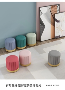 <span class=keywords><strong>Taburete</strong></span> Otomano Moderno de Terciopelo para Hogar, Cocina, Sala de Estar, Comedor, Dormitorio, Hotel, Apartamento, con <span class=keywords><strong>Banda</strong></span> Metálica y Función de Almacenamiento de Madera para Villas - Product Image 6
