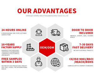 <span class=keywords><strong>Cinta</strong></span> Métrica de Acero Resistente de 7.5m/25 pies y 5m/16 pies <span class=keywords><strong>con</strong></span> Punta Magnética y Estuche a Prueba de Golpes - Product Image 6
