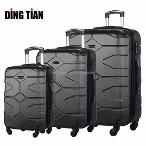 Dingtian गर्म बिक्री यात्रा सूटकेस सेट स्वनिर्धारित लोगो स्पिनर सामान ट्रॉली बैग चार पहिया एल्यूमीनियम संभाल अटैची