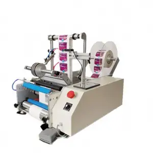 Factory supplier double side label machine with production counting function for round bottles