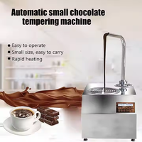 Nouveau Modèle 2025 Petite Machine à Chocolat pour Fèves de Cacao, Machine de Tempérage et de Fusion de Chocolat Professionnelle