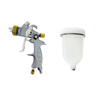 Pistolet de peinture chromé LYH-TH101AG avec gobelets en alliage par Liquid Image