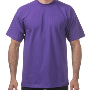 T-shirt basique à col rond pour homme en coton épais et doux à manches courtes - Product Image 2