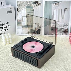 Lecteur CD portable rétro, enregistreur cassette, radio stéréo BT, système musical USB MP3 pour la maison, l'extérieur, l'enseignement, cadeau - Product Image 4