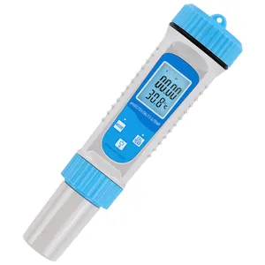 Digital 6 in 1 PH.EC.TDS.SALT.GS.TEMP Meter pena uji kualitas air APP Monitor Online untuk akuarium kolam