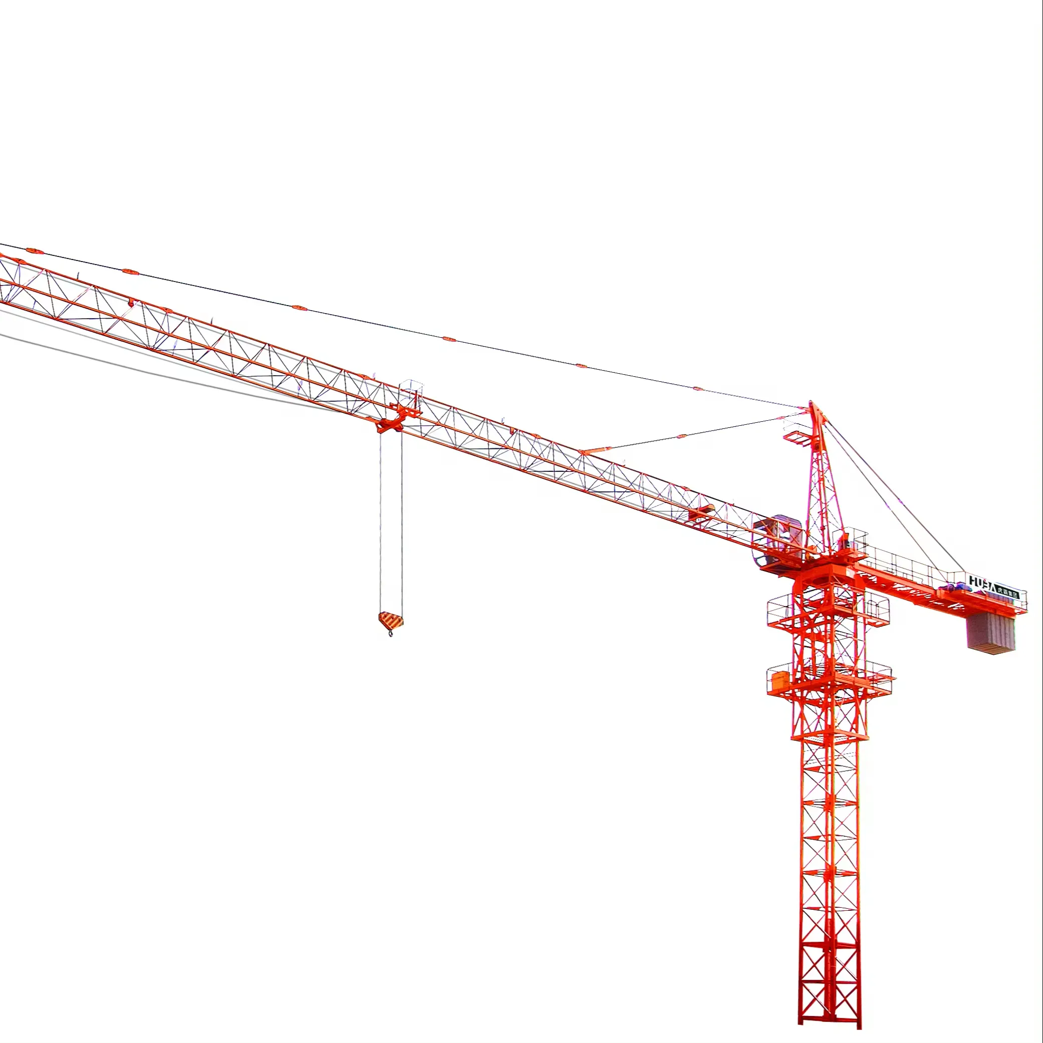 HUBA Topkit Tower Crane H7030-12 QTZ250 70m 12ton China tower crane