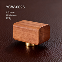Conception personnalisée bouchon à vis de bouteille de parfum en verre et bois Fea 15 bouchon de parfum magnétique en or