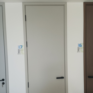 <span class=keywords><strong>Porte</strong></span> intérieure invisible en <span class=keywords><strong>bois</strong></span> personnalisée Portes cachées avec cadre en aluminium - Product Image 1