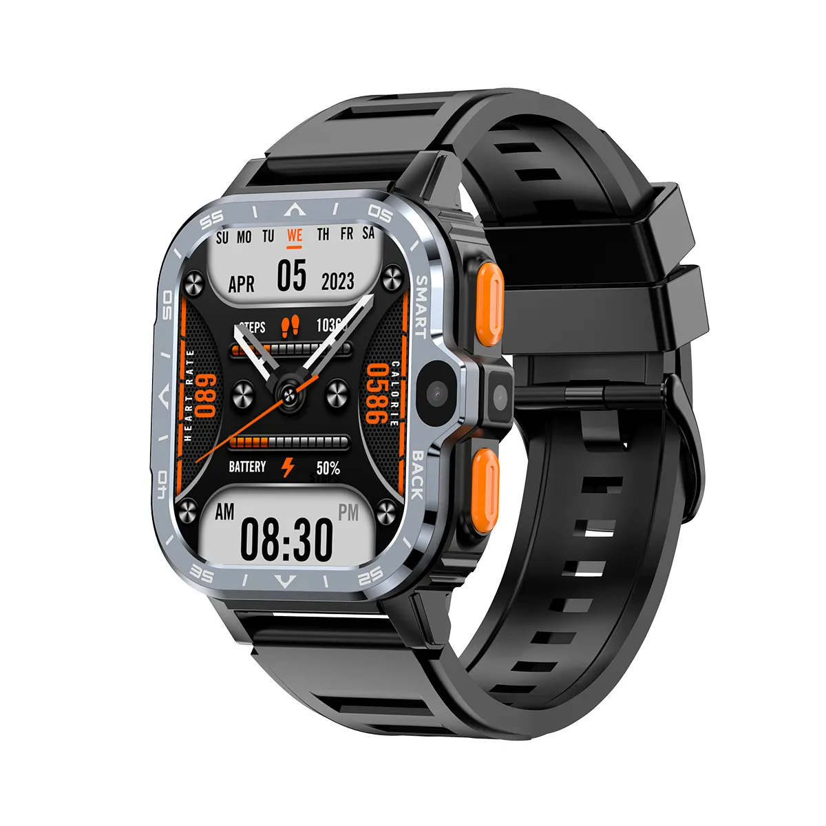 Reloj Smartwatch PGD de alta calidad, 2,08 "NFC 16G HD Cámara GPS quad-core WIFI 8,1 reloj Android con ranura para tarjeta SIM 4G reloj inteligente