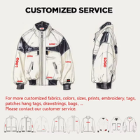 Veste de survêtement vintage en nylon noir pour homme avec empiècements contrastants blancs, fermeture éclair, col montant, coupe-vent, style streetwear, logo personnalisé OEM