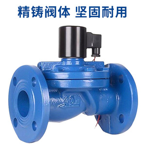 Válvula solenoide de hierro fundido Yuhuan con brida de 50, 65, 80 mm, 220 V CA, para control de agua en riego - Product Image 3