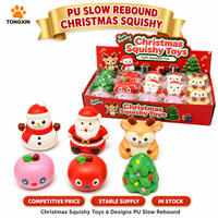 Jouets Squishy à Rebond Lent TONGXIN – Nouveautés de Noël, Cadeau Idéal pour le Chaussette de Noël, Jouet de Bureau, Lot en Gros à Vendre