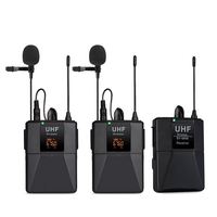 Microphone cravate cardioïde professionnel sans fil pour enregistrement sur téléphones et appareils photo, en métal durable