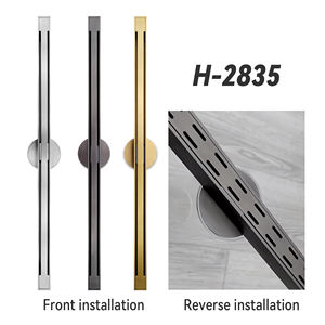 Drain de sol étroit 28-35 mm Drain de sol linéaire Insertion de carrelage Largeur Longueur Couleur personnalisées Filtre en acier inoxydable pour salle de bain - Product Image 6