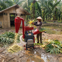Broyeur d'herbe automatique avancé à haute efficacité, hacheuse de fourrage multifonctionnelle, dispositif de fabrication d'aliments pour animaux