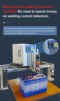 HeltecEnergy 42KW 7000A Machine de soudage par points Soudeuse par points pneumatique intelligente Nickel pur/nickelage/aluminium/cuivre