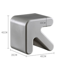 Table à thé moderne en plastique pour la maison, petite console créative et simple pour le salon, la chambre et la salle à manger.