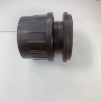 3dan's sets — ajusteur de base noir carré en métal, 38mm 40mm 50mm et 60mm de diamètre pour pied de tube de table en métal, jambe de meubles