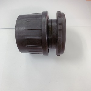 Siyah kare şekli 38mm 40mm 50mm ve 60mm çap tabanı ayarlayıcı metal masa tüp bacak son pelerin mobilya bacak - Product Image 3