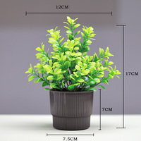Vente en gros de bonsaïs et plantes vertes artificielles réalistes en pot, décoration intérieure pour la maison, Noël, Pâques, haute qualité, livraison rapide